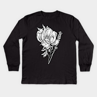 Peony Kids Long Sleeve T-Shirt